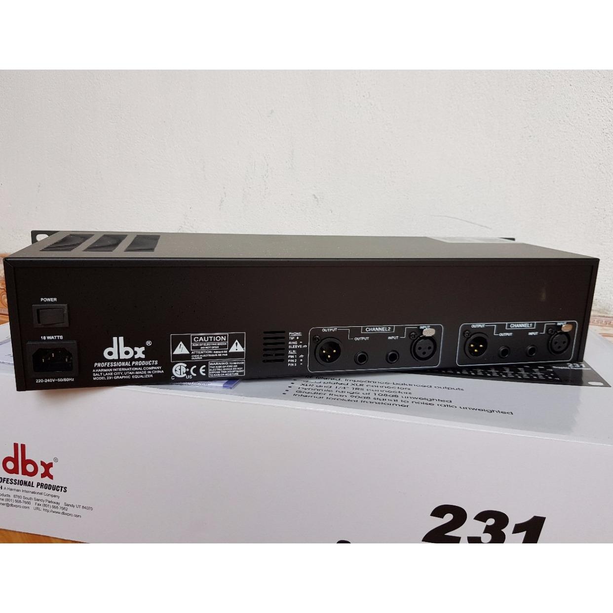 lọc âm thanh dbx 231