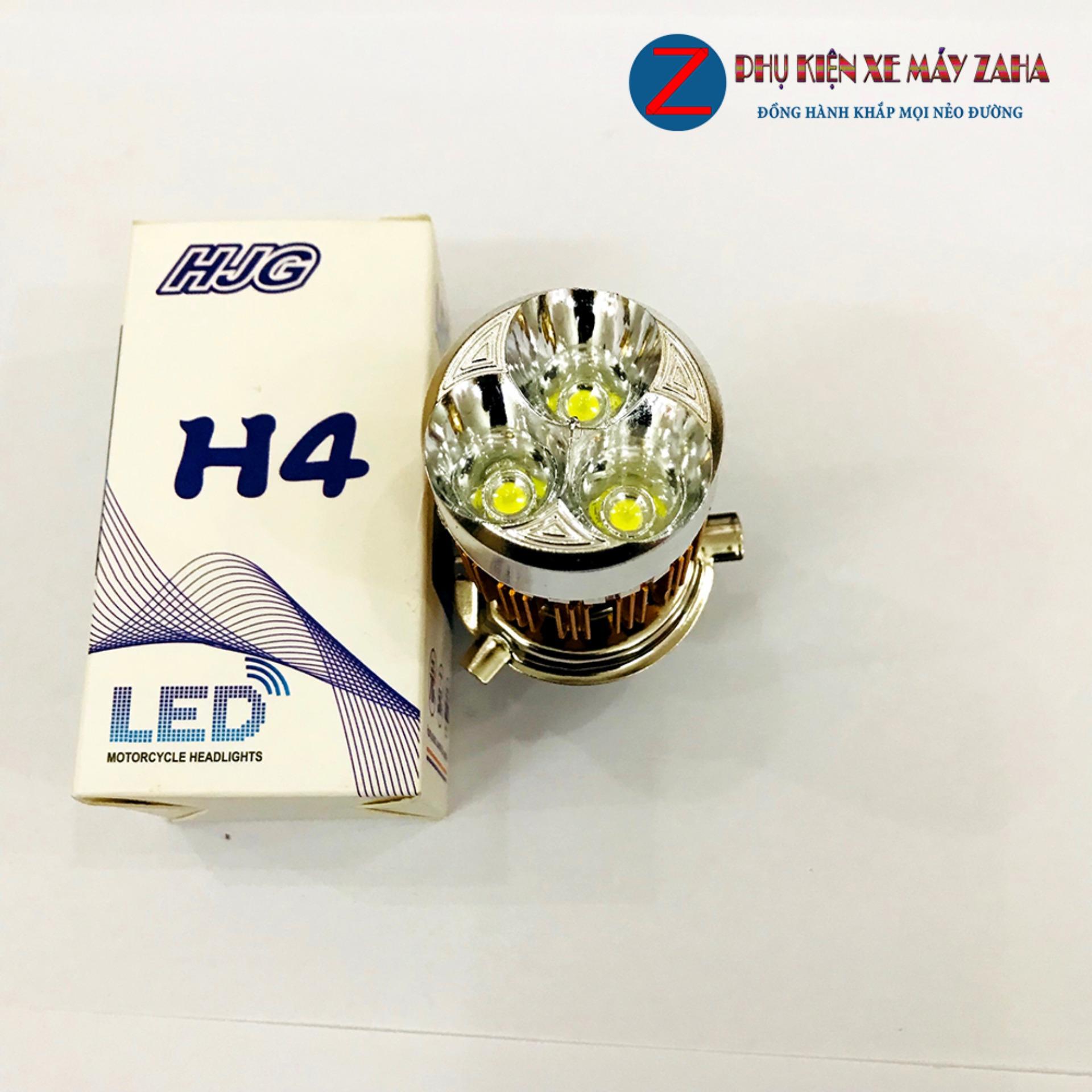 Đèn pha led H4 3 chân 7 màu Zaha Siêu quậy