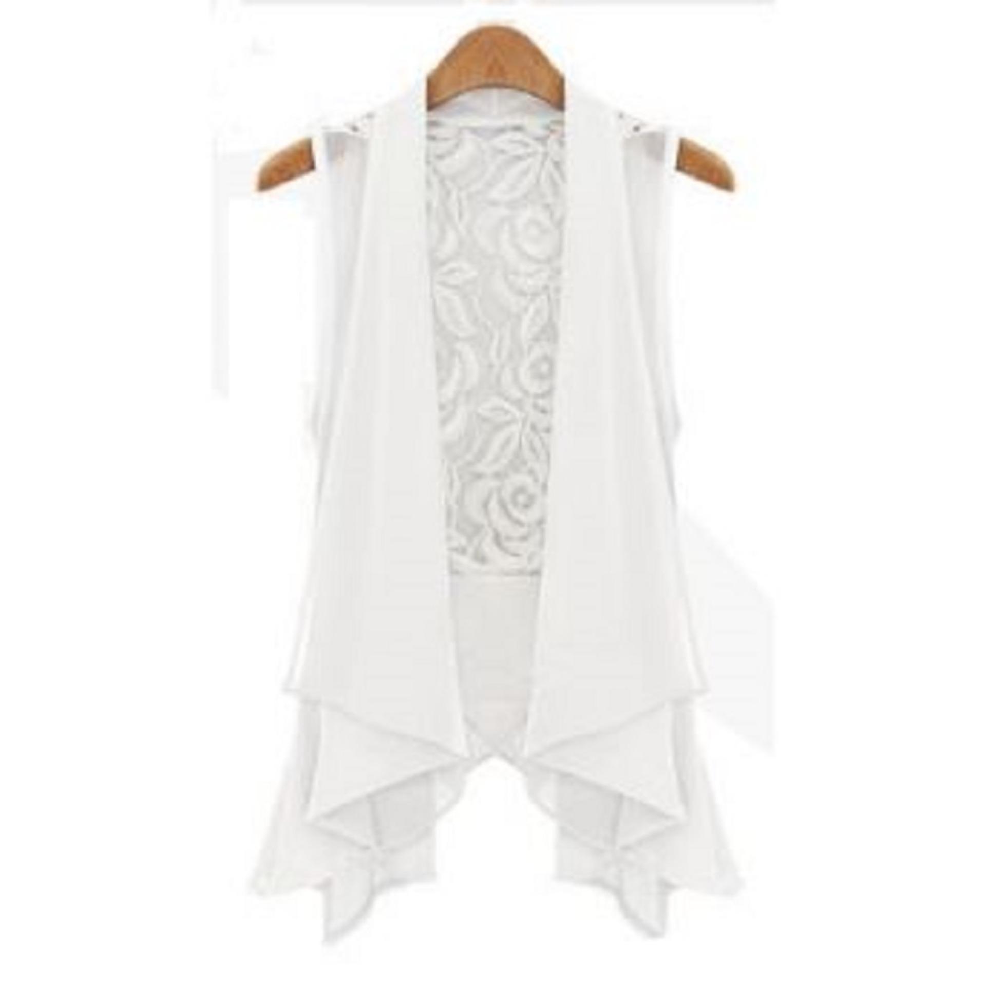 Áo khoác Cardigan chiffon mềm mại nữ tính xuân tết 2020 (Đen,đỏ, trắng) phối đồ cực sang chảnh