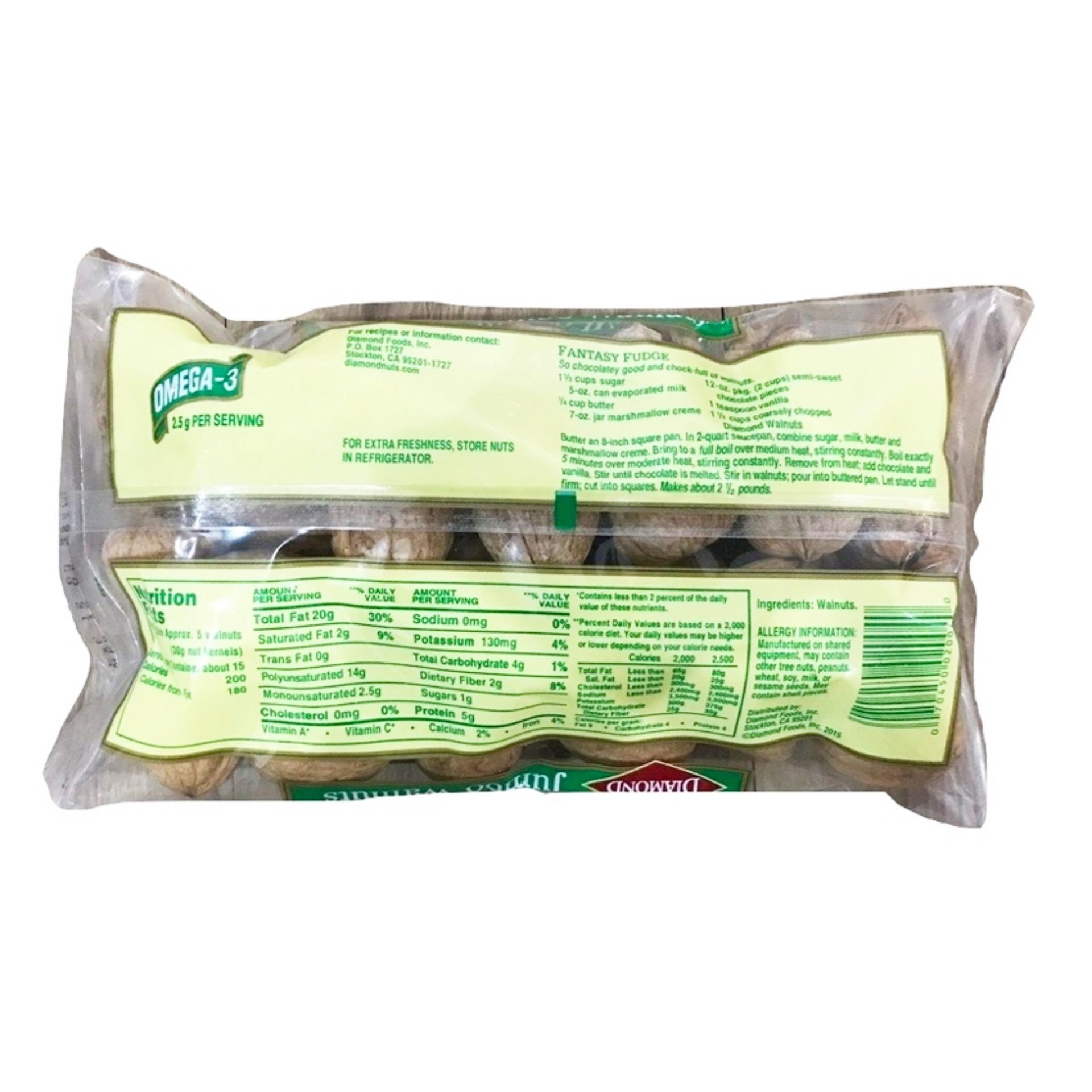 Hạt Óc Chó Diamond Cali Mỹ 453g (Còn Vỏ)