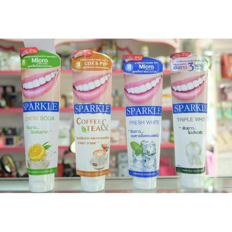 Kem đánh răng siêu trăng SPARKLE 100g Thái Lan