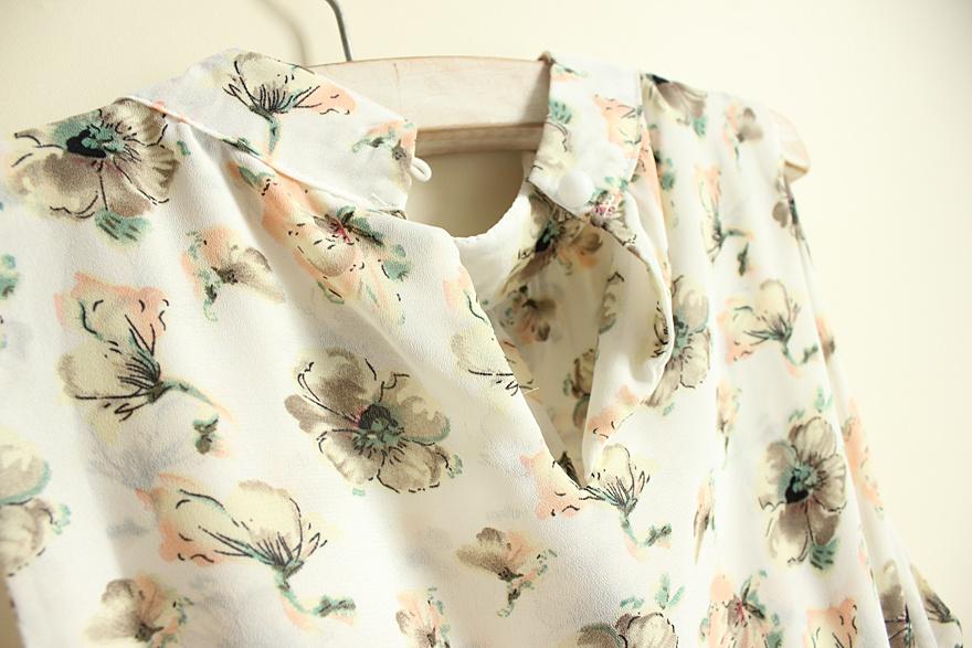 Đầm voan retro duyên dáng