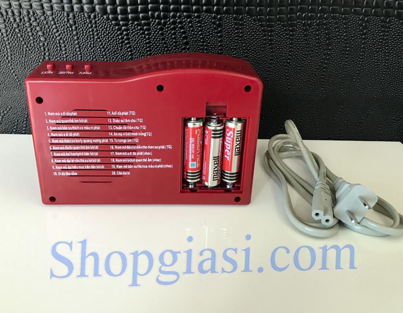 Máy Niệm Phật Quan Âm Phát Quang 20 bài