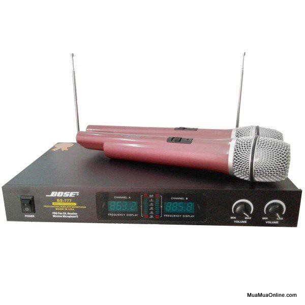 Micro karaoke không dây BS 777- bảo hành 12 tháng