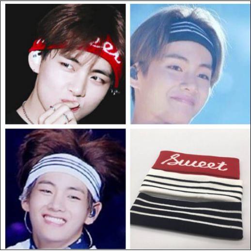 combo 3 chiếc Headband BTS Băng đô tập gym chơi thể thao cá tính thấm mồ hôi idol Hàn Trung TFBOYS V army