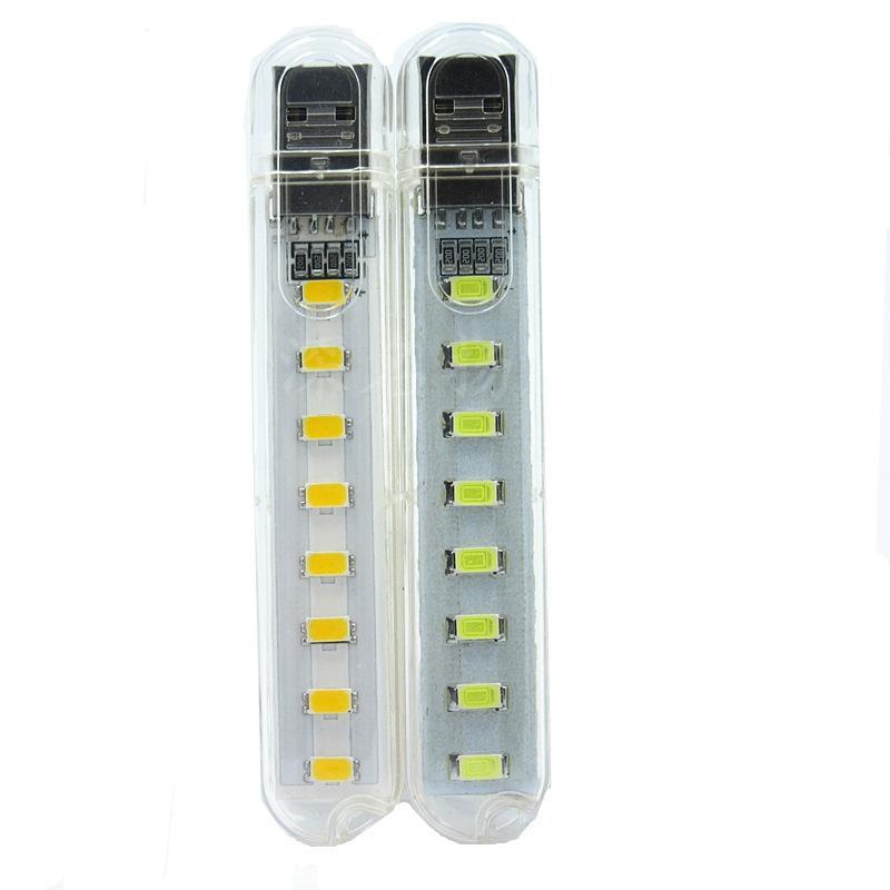 Đèn USB siêu sáng 8 LED ( bộ 2 đèn)