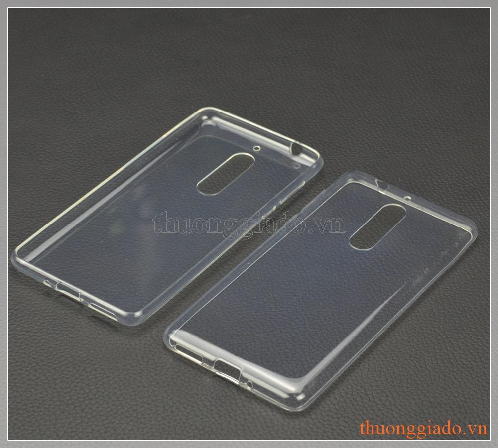 Ốp lưng silicon mỏng cho Nokia 5 ( trong suốt)