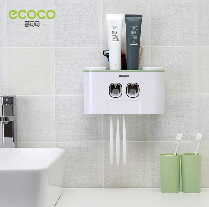 Bộ dụng cụ lấy kem đôi kèm 4 ly cao cấp ecoco