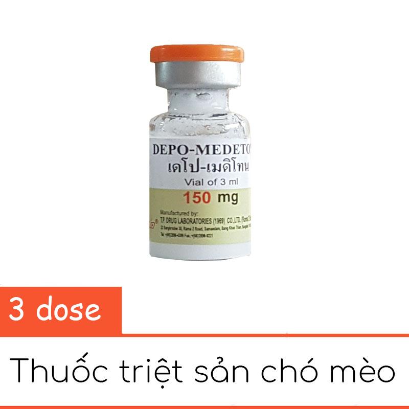 [HCM]Thuốc tiêm triệt sản chó mèo - Depo 3ml