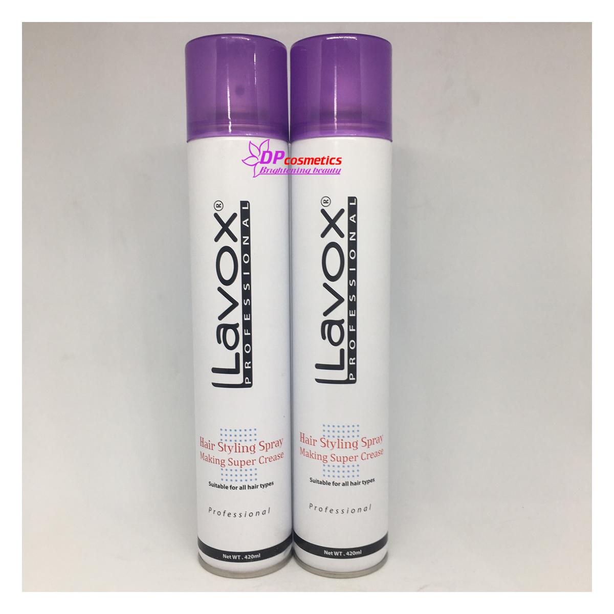 [HCM]Keo tạo kiểu tóc lavox mềm 420ml