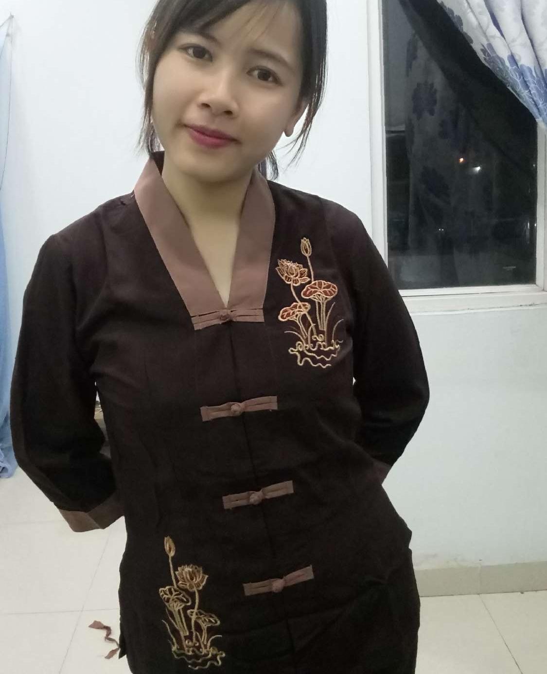 [HCM][Freeship] Đồ lam đi chùa mẫu la hán
