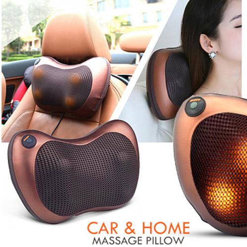 Gối massage hồng ngoại 8 bi