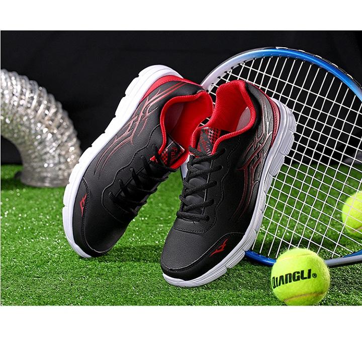 [HCM]Giày  sneaker nam  đỏ đen SP003