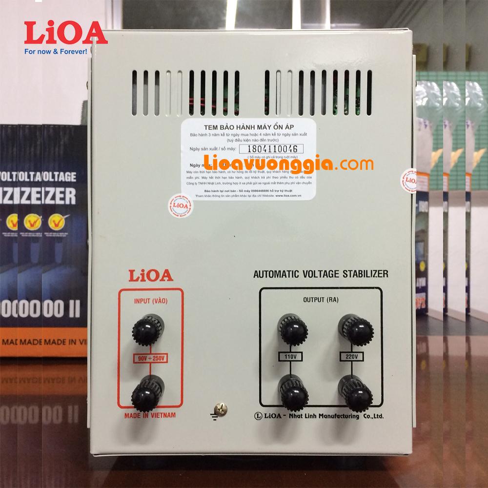 Ổn áp 1 pha LiOA 5000VA thế hệ mới DRI-5000II