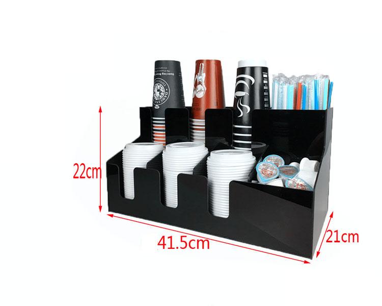 [HCM]Kệ Mika Để Cốc Trà Sữa 8 Ngăn 2 Tầng
