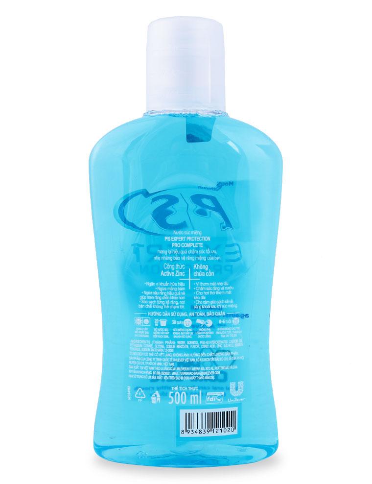 Nước Súc Miệng P/S Expert Pro Complete Chai 500ML