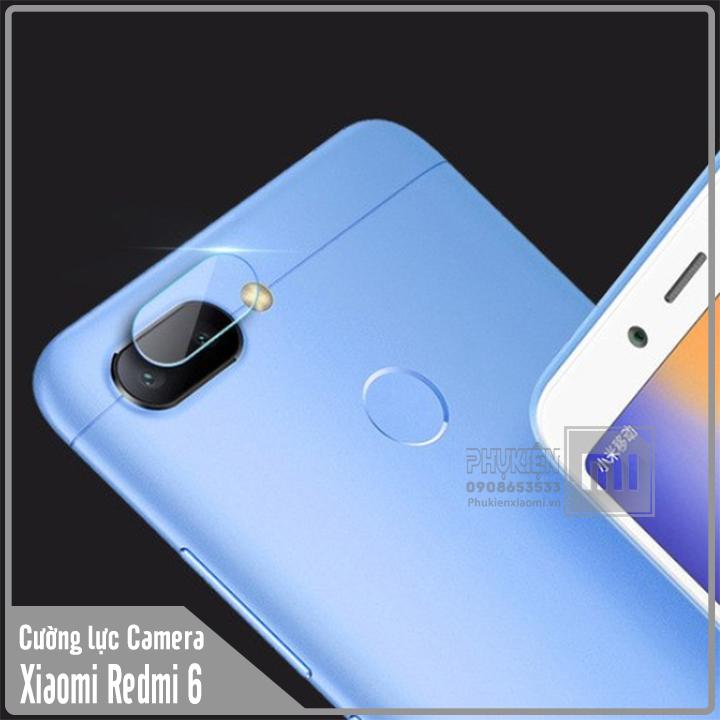 [MUA 1 TẶNG 1] Miếng dán kính cường lực Camera cho Xiaomi Redmi 6 Full Box