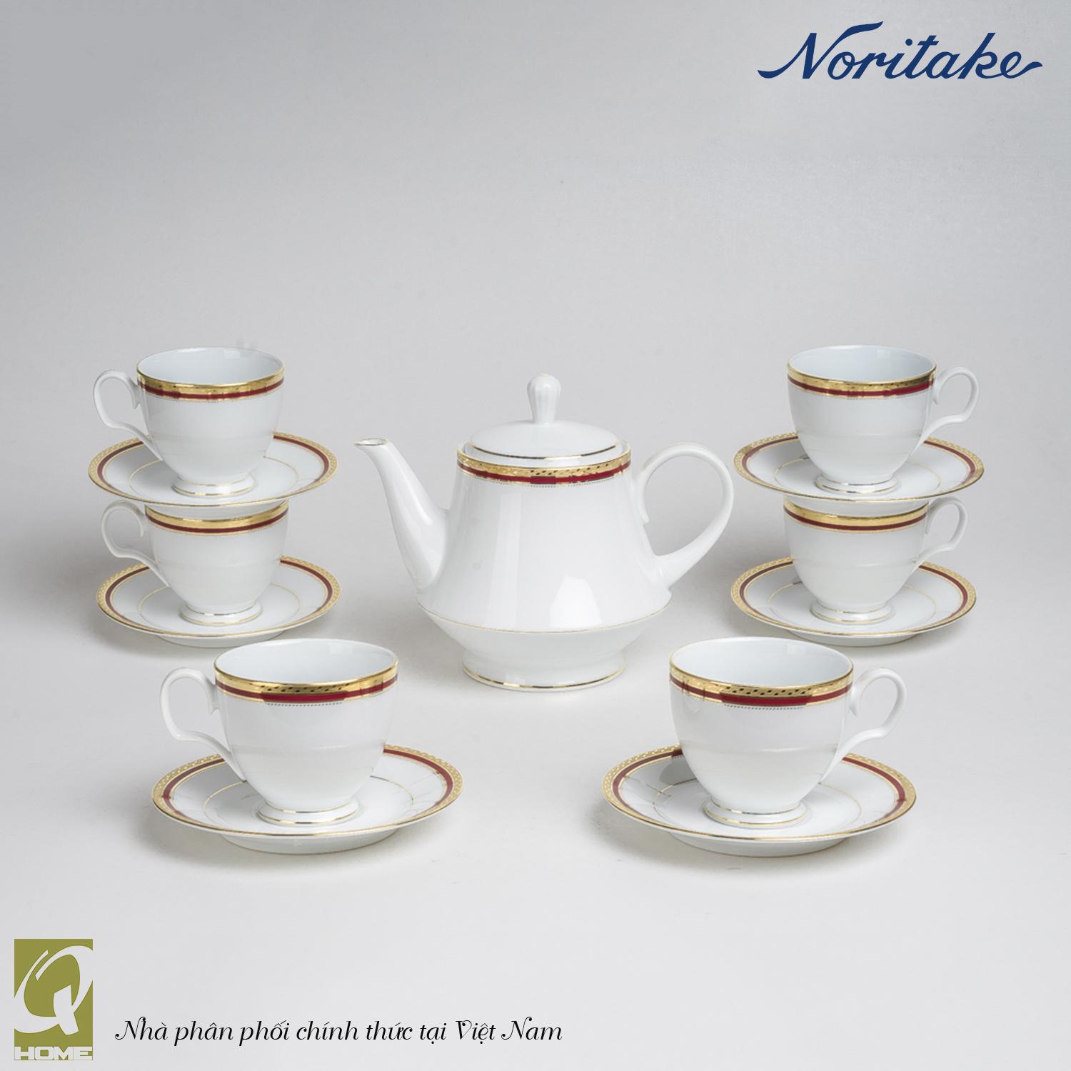Bộ trà Noritake - Cecile Gold (13sp)