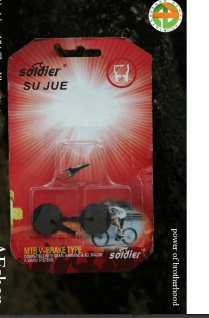 Bộ má phanh đĩa xe đạp thể thao chuyên dụng hình tròn Soldier 24MM