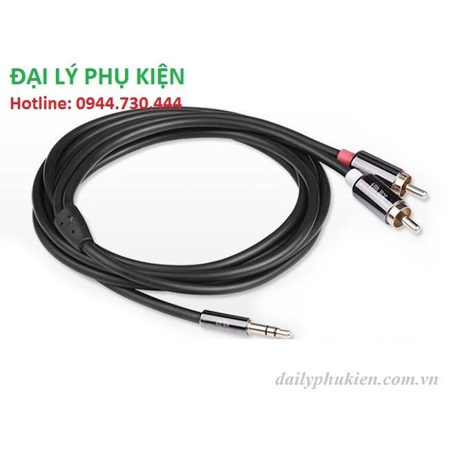 Cáp loa 3.5mm sang rca 1.5m ugreen 10583