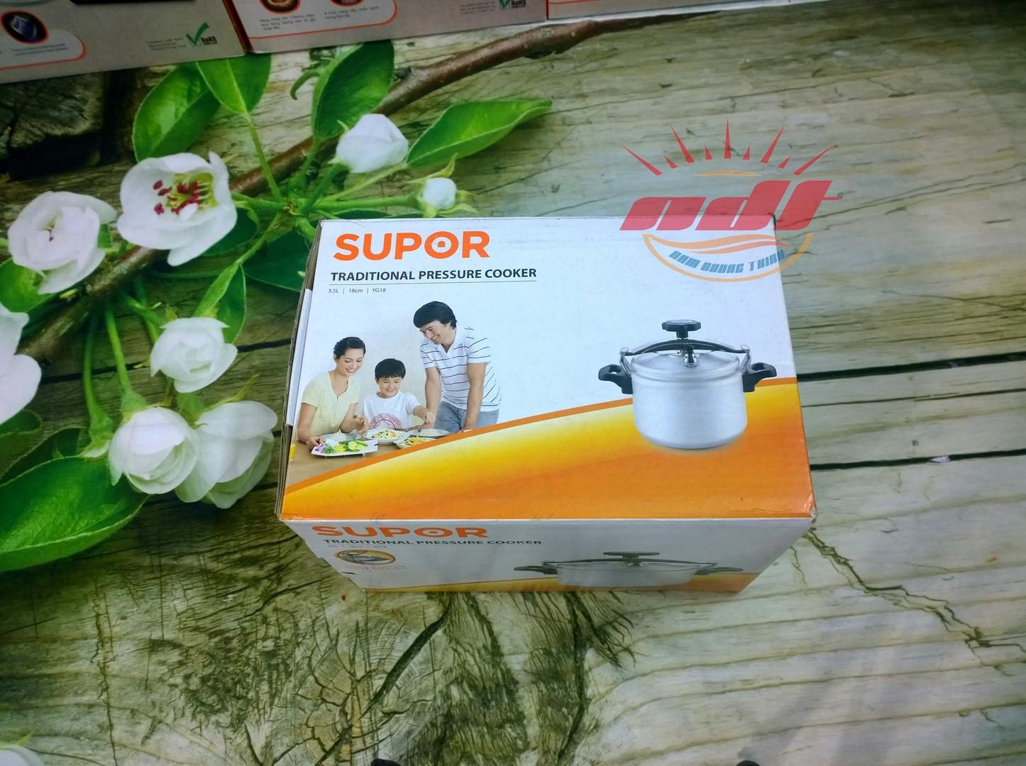 Nồi áp suất cơ Supor 2 tay cầm - 3 lít