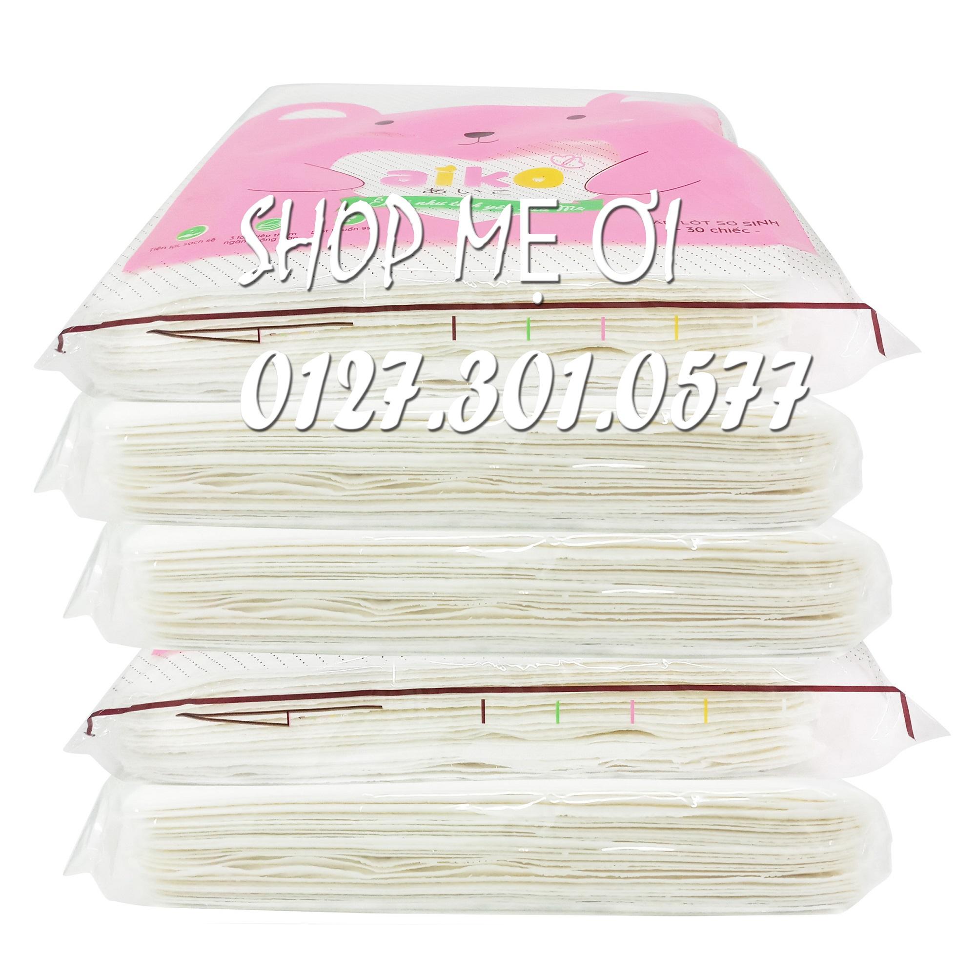 [COMBO 10 TÚI] TẤM LÓT PHÂN XU CAO CẤP AIKO 30 TỜ/TÚI