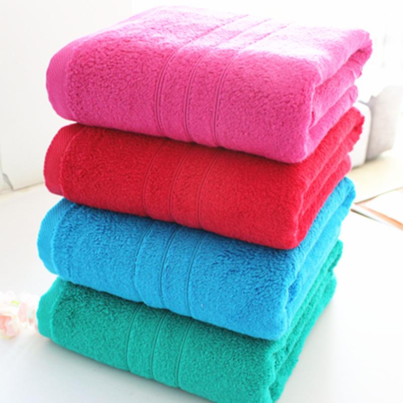 Cặp Vợ Chồng 100% Cotton Đồng Bằng Người Lớn Nam Khăn Tắm Khăn Tắm Cỡ Lớn