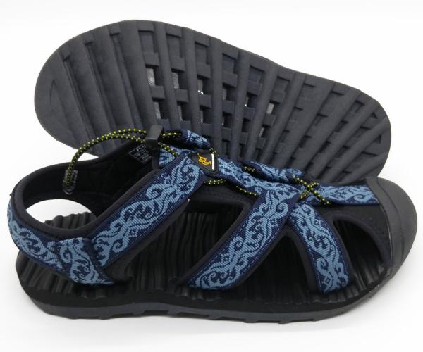 Giày Sandal Bít Mũi Dã Ngoại Nam Cao Cấp Xanh