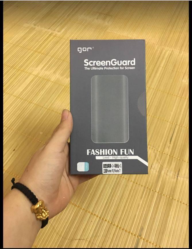 Miếng dán Full màn hình hiệu Gor cho Samsung Galaxy Note FE (Combo 4 Miếng dán)