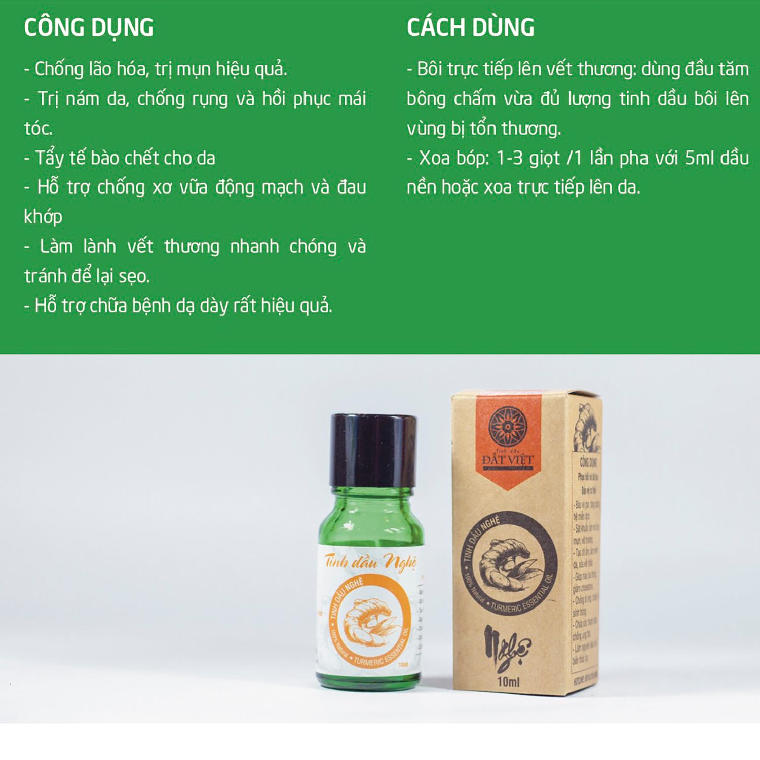 [HCM]Tinh Dầu Nghệ Đất Việt (10ml)
