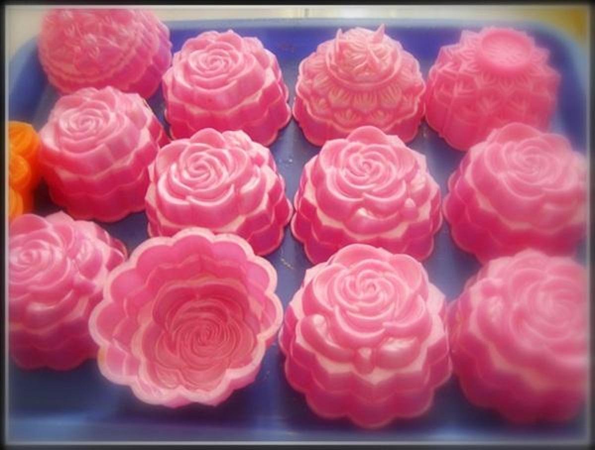 Bộ 5 khuôn bánh trung thu rau câu xinh xắn