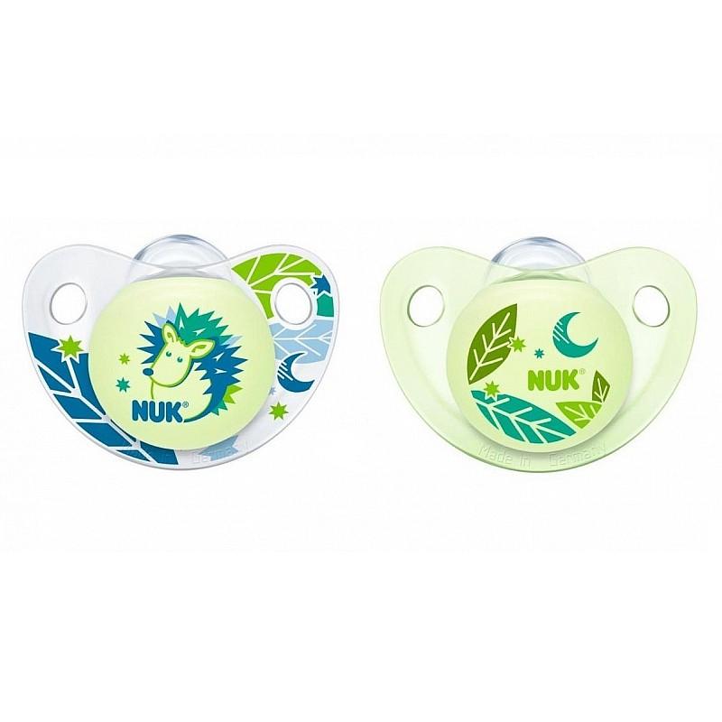 [HCM]Ty ngậm Nuk silicone đôi Night/day đủ size V919