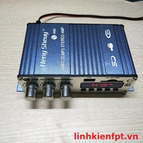 Âm Ly HS9004 Bluetouch 35W+35W 12V-5A + Remote Cực Chất