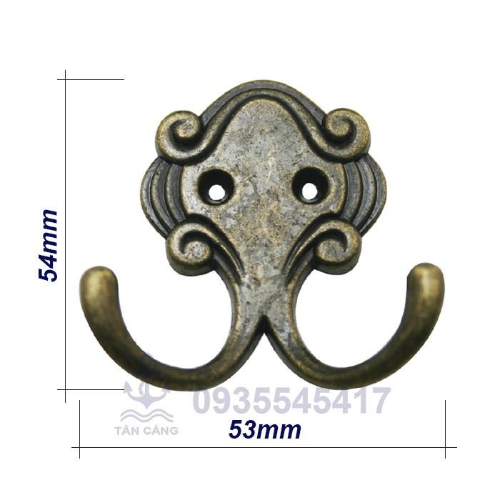 Móc treo đôi cổ điển 05 - kt:5.3cm