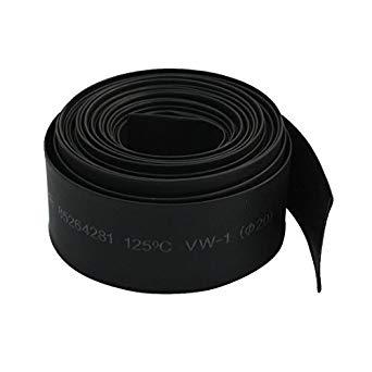 Bộ 2 ống gen co nhiệt, cách điện phi 20 đen, ống dài 1 mét
