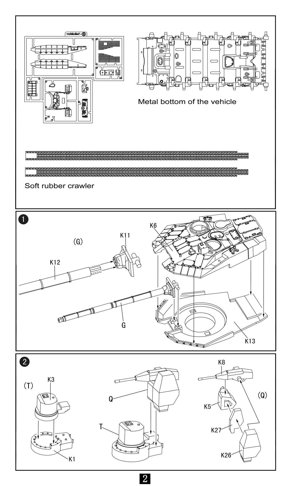 Mô hình lắp ghép xe tăng T-90MS