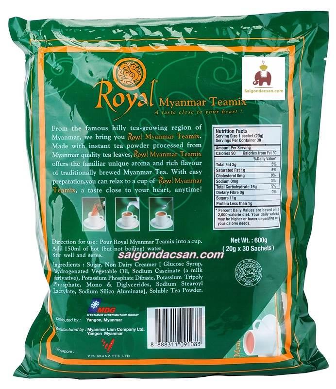 Trà sữa Royal Myanmar - 30 gói nhỏ