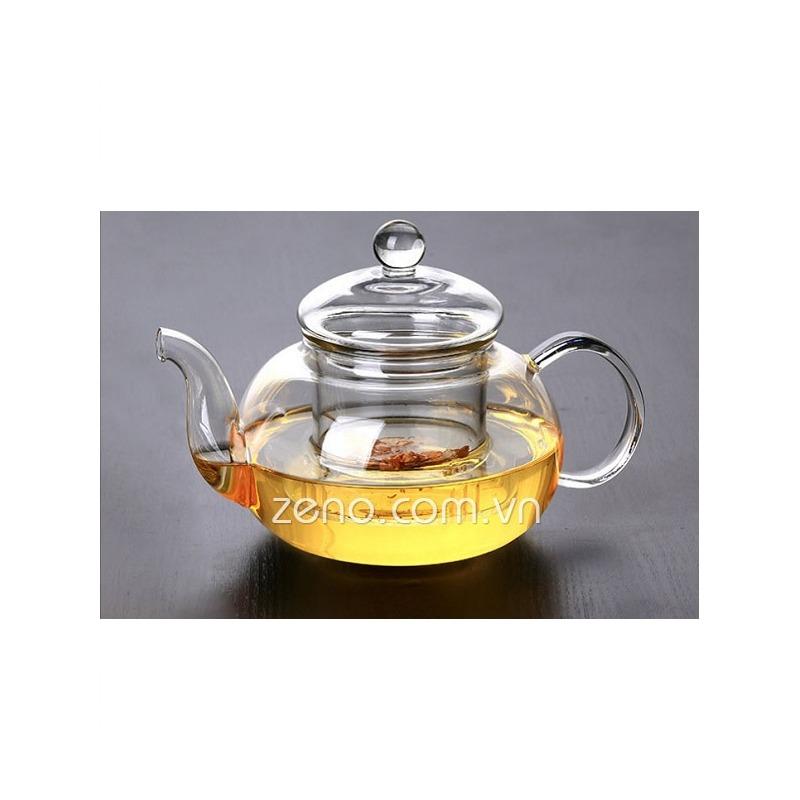 Bộ ấm chén pha trà thủy tinh Zeno SET09