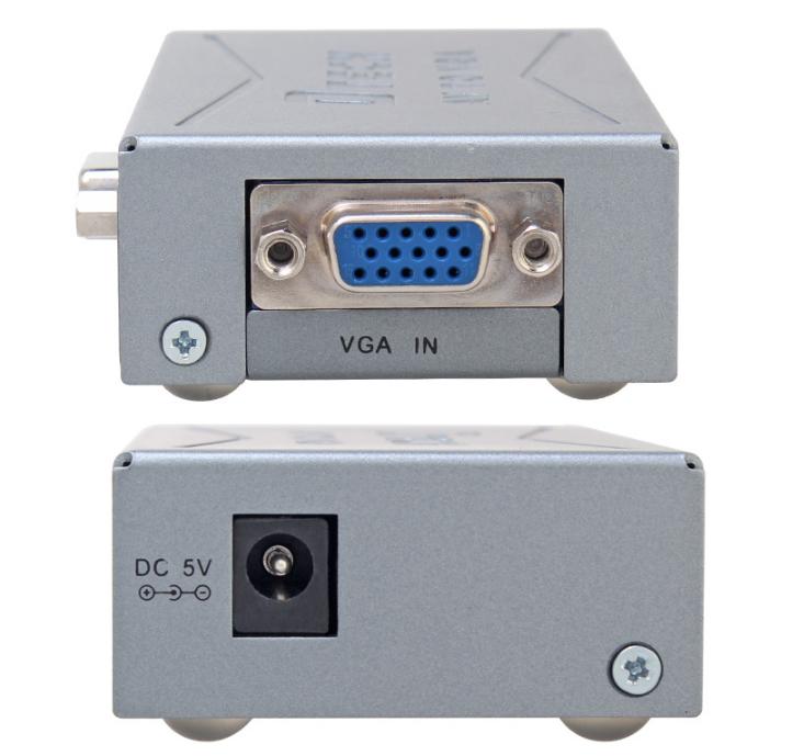 Bộ chuyển tín hiệu VGA/AV/SVideo sang VGA Dtech DT-7003