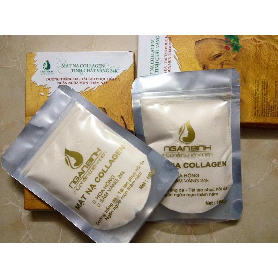Bột colagen tinh nghệ vàng đắp mặt