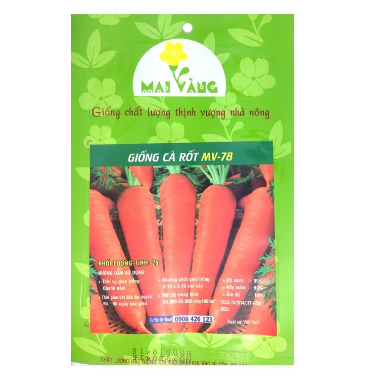 [Lấy mã giảm thêm 30%] Hạt giống Cà rốt MV