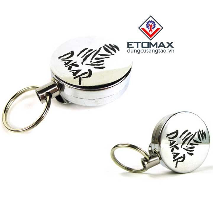 Móc khóa dây rút kim loại