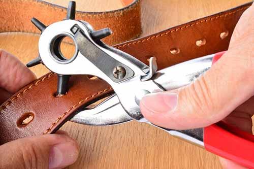 Kìm Bấm Lỗ Dây Nịt - Bấm lỗ thắt lưng, dây da, dây đồng hồ 6 size