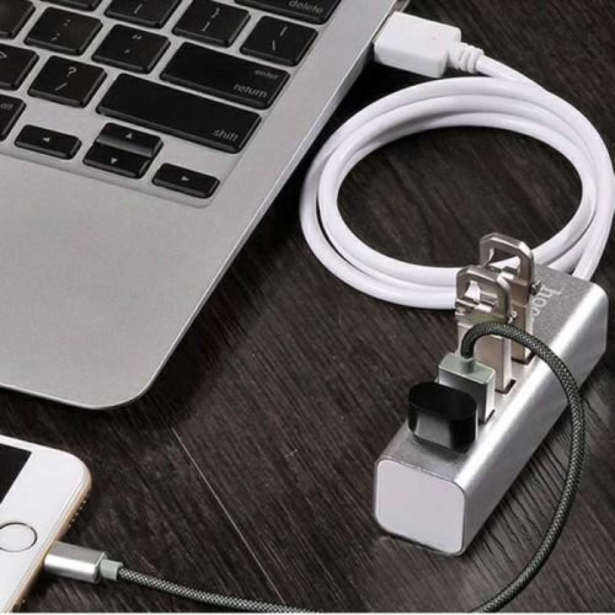 Bộ chia cổng USB Hoco HB1 - 4 cổng USB