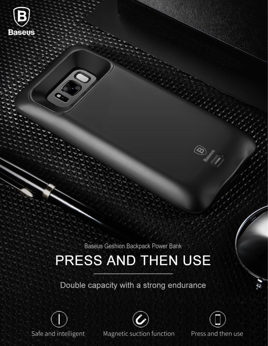 Ốp lưng Samsung S8 plus kiêm sạc dự phòng 5500mAh