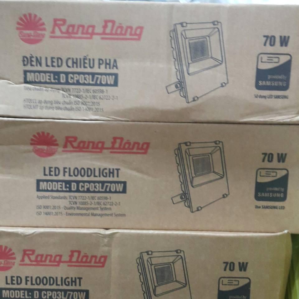 Đèn pha LED 70W   Rạng Đông  D CP03L/70W