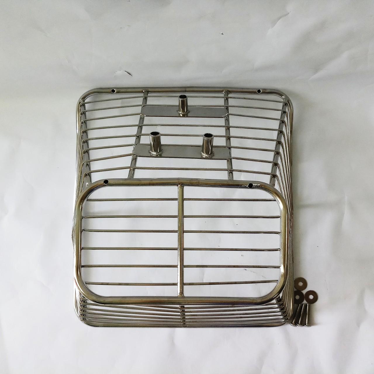 RXM0018 Rổ xe máy WAVE THƯỜNG INOX 10mm