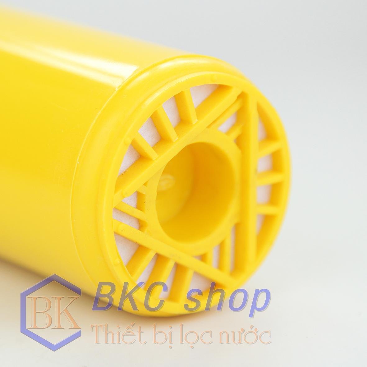 Lõi lọc resin - cation 10 inch (khử đá vôi) - vàng