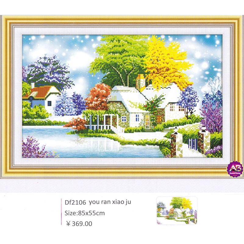[HCM]Tranh Đính Đá DF2106- KT: 85X55 Cm
