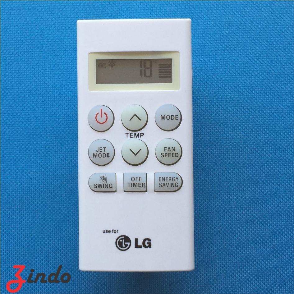 Remote máy lạnh 1 chiều LG ngắn (Trắng)